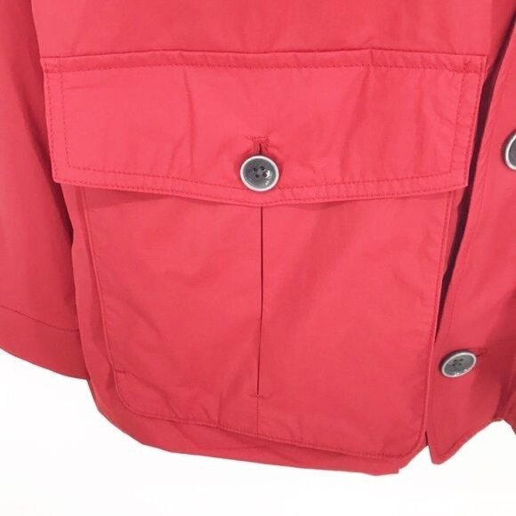 UNTUCKit Men's Lanson Nylon Red & Black Pockets Lightweight Jacket L - Picture 3 of 11